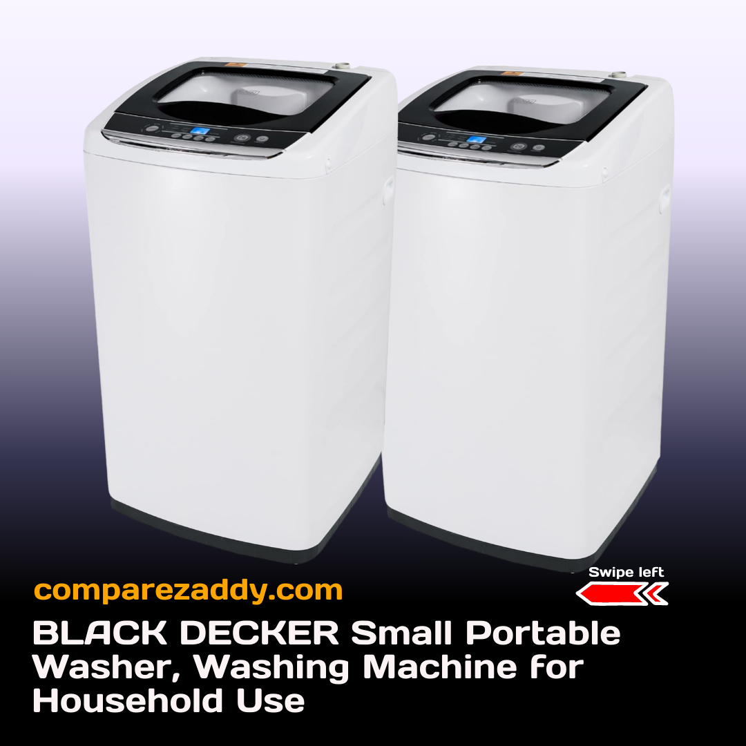 BLACK DECKER Small Portable Washer, Washing Machine for Household Use 1