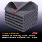 Review of Homaxy 100% Cotton Waffle Weave Kitchen Dish Cloths